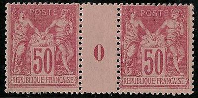 RF104MILLESIME9 - Philatélie - Timbres de France Millésime 0 N° yvert et tellier 104 - Timbres de collection