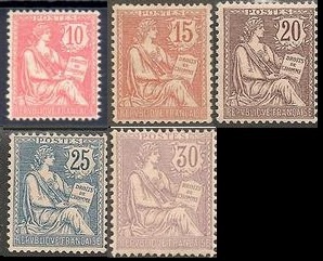 RF124-128 - Philatélie - Timbres de France