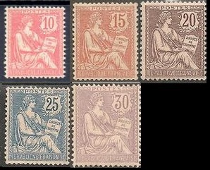 RF124-128 - Philatélie - Timbres de France