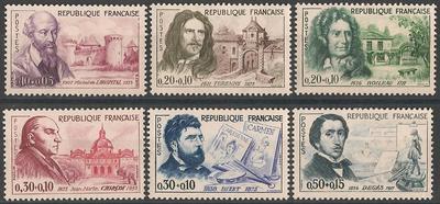 RF1257-1262 - Philatélie - Timbres de France N° Yvert et Tellier 1257 à 1262 - Timbres de collection