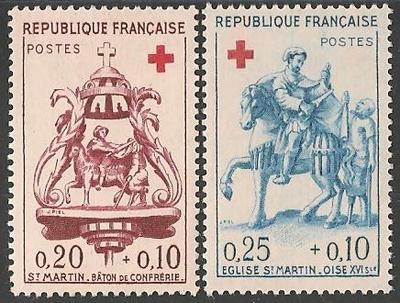 RF1278-1279 - Philatélie - Timbres de France N° Yvert et Tellier 1278 à 1279 - Timbres de collection