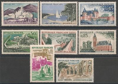 RF1311-1318 - Philatélie - Timbres de France N° Yvert et Tellier 1311 à 1318 - Timbres de collection