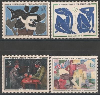 RF1319-1322 - Philatélie - Timbres de France N° Yvert et Tellier 1319 à 1322 - Timbres de collection