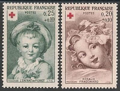 RF1366-1367 - Philatélie - Timbres de France N° Yvert et Tellier 1366 à 1367 - Timbres de collection