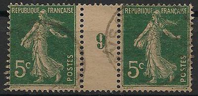 RF137MILLESIME9obli - Philatélie - Timbres de France Millésime 9 N° yvert et tellier 137 - Timbres de collection