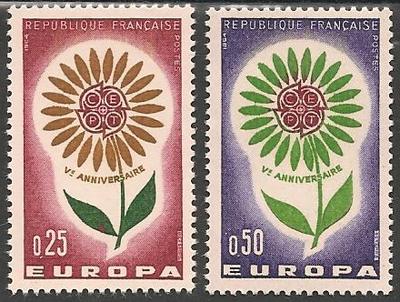 RF1430-1431 - Philatélie - Timbres de France N° Yvert et Tellier 1430 à 1431 - Timbres de collection