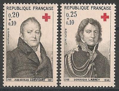 RF1433-1434 - Philatélie - Timbres de France N° Yvert et Tellier 1433 à 1434 - Timbres de collection