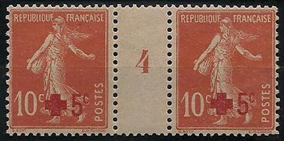 RF146MILLESIME4 - Philatélie - Timbres de France Millésime 4 N° yvert et tellier 146 - Timbres de collection