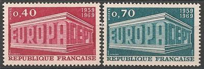 RF1598-1599 - Philatélie - Timbres de France N° Yvert et Tellier 1598 à 1599 - Timbres de collection