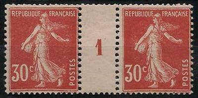 RF160MILLESIME1 - Philatélie - Timbres de France Millésime 1 N° yvert et tellier 160 - Timbres de collection