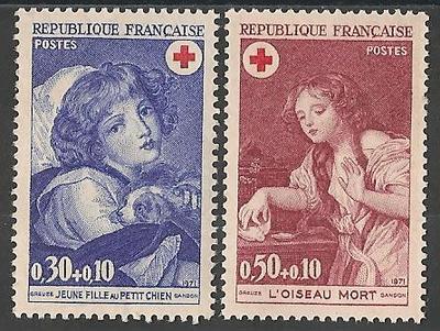 RF1700-1701 - Philatélie - Timbres de France N° Yvert et Tellier 1700 à 1701 - Timbres de collection