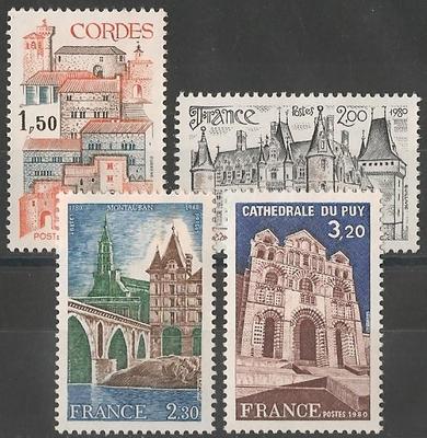 RF2081-2084 - Philatélie - Timbres de France N° Yvert et Tellier 2081 à 2084 - Timbres de collection