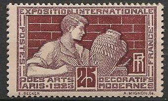 RF212 - Philatélie - Timbre de France n° Yvert et Tellier 212 - Timbres de collection