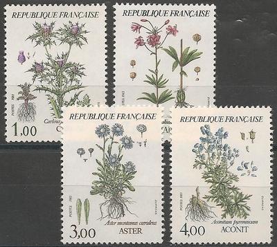 RF2266-2269 - Philatélie - Timbres de France N° Yvert et Tellier 2266 à 2269 - Timbres de collection