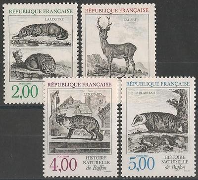 RF2539-2542 - Philatélie - Timbres de France N° Yvert et Tellier 2539 à 2542 - Timbres de collection