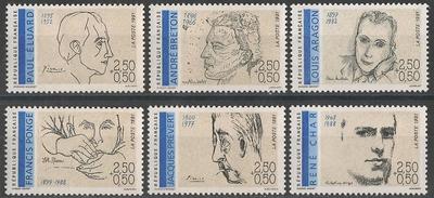 RF2681-2686 - Philatélie - Timbres de France N° Yvert et Tellier 2681 à 2686 - Timbres de collection