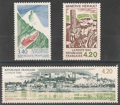 RF2816-2818 - Philatélie - Timbres de France N° Yvert et Tellier 2816 à 2818 - Timbres de collection