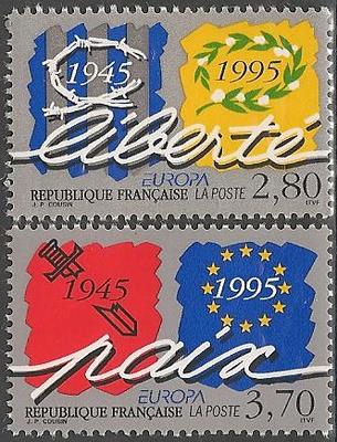 RF2941-2942 - Philatélie - Timbres de France N° Yvert et Tellier 2941 à 2942 - Timbres de collection