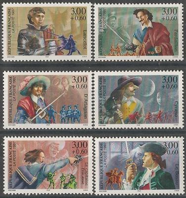 RF3115-3120 - Philatélie - Timbres de France N° Yvert et Tellier 3115 à 3120 - Timbres de collection