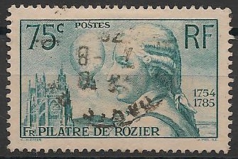 RF313O - Philatélie - Timbre de France n° Yvert et Tellier 313 oblitéré - Timbres de collection