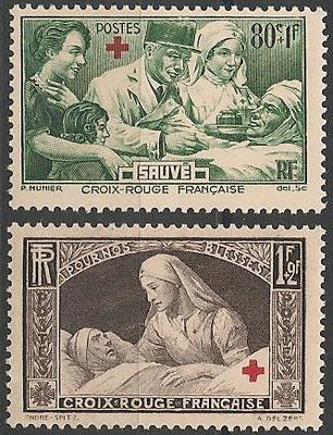 RF459-460 - Philatélie - Timbres de France N° Yvert et Tellier 459 à 460 - Timbres de collection