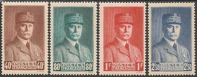 RF470-473 - Philatélie - Timbres de France N° Yvert et Tellier 470 à 473 - Timbres de collection