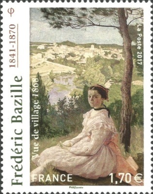 RF5122 - Philatélie 50 - Timbre de France 2017 N° YT 5122 - Frédéric Bazille