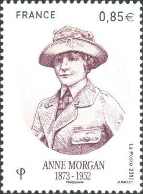 RF5123 - Philatélie 50 - Timbre de France 2017 N° YT 5123 - Anne Morgan