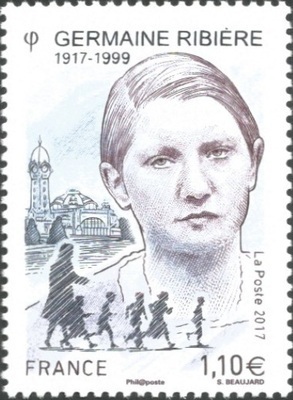 RF5129 - Philatélie 50 - Timbre de France 2017 N° YT 5129 - Germaine Ribière