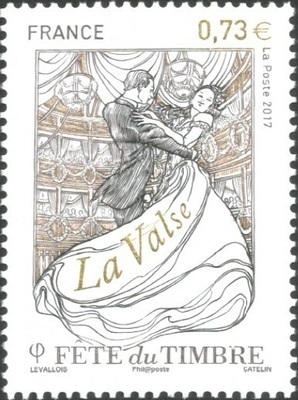 RF5130 - Philatélie 50 - Timbre de France 2017 N° YT 5130 - La valse