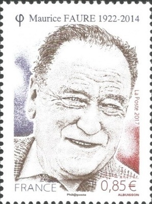 RF5134 - Philatélie 50 - Timbre de France 2017 N° YT 5134 - Maurice Faure