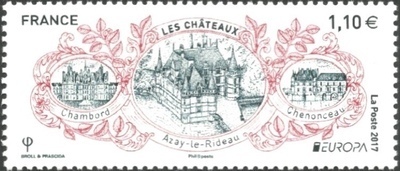 RF5143 - Philatélie 50 - Timbre de France 2017 N° YT 5143 - Château de La Loire
