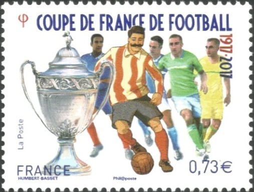 RF5145 - Philatélie 50 - Timbre de France 2017 N° YT 5145 - Coupe de France de football