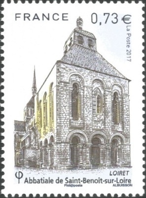 RF5146 - Philatélie 50 - Timbre de France 2017 N° YT 5146 - Abbaye de Saint-Benoît-sur-Loire