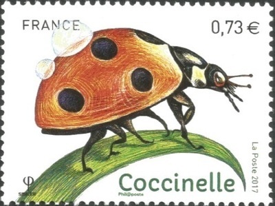 RF5147 - Philatélie 50 - Timbre de France 2017 N° YT 5147 - Coccinelle