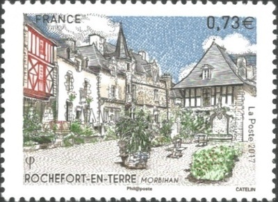RF5155 - Philatélie 50 - Timbre de France 2017 N° YT 5155 - Rochefort-en-Terre
