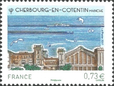 RF5163 - Philatélie 50 - Timbre de France 2017 N° YT 5163 - Cherbourg en Cotentin