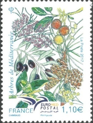 RF5164 - Philatélie 50 - Timbre de France 2017 N° YT 5164 - Euromed Postal