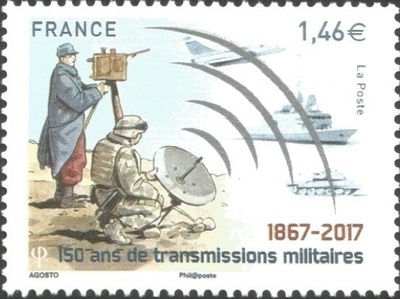 RF5172 - Philatélie 50 - Timbre de France 2017 N° YT 5172 - 150 ans de transmissions militaires
