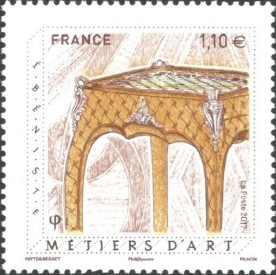 RF5197 - Philatélie 50 - Timbre de France 2017 N° YT 5197 - Ebéniste