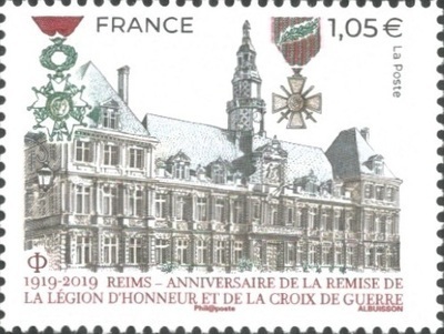 RF5338 - Philatélie 50 - Timbre de France 2019 N° YT 5338 - Ville de Reims