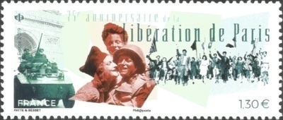 RF5341 - Philatélie 50 - Timbre de France 2019 N° YT 5341 - 75e anniversaire de la Libération de Paris
