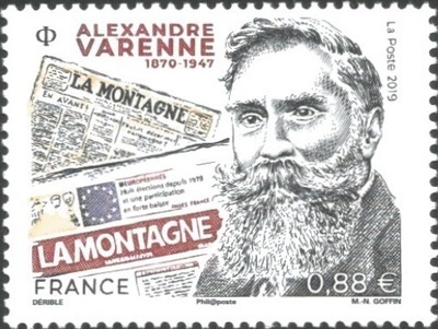 RF5348 - Philatélie 50 - Timbre de France 2019 N° YT 5348 - Alexandre Varenne