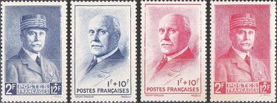 RF568-571 - Philatélie - Timbres de France N° Yvert et Tellier 568 à 571 - Timbres de collection