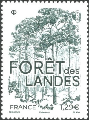 RF5799 - Philatélie 50 - Timbre de France N°YT 5799 - Forêt des Landes