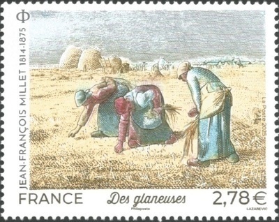 RF5839 - Philatélie 50 - Timbre de France N°YT 5839 – Jean-François Millet, Détail du tableau : Des glaneuses - 2025
