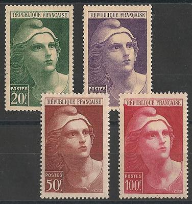 RF730-733 - Philatélie - Timbres de France N° Yvert et Tellier 730 à 733 - Timbres de collection