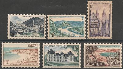 RF976-981 - Philatélie - Timbres de France N° Yvert et Tellier 976 à 981 - Timbres de collection
