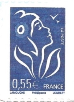 RFADH53D - Philatélie 50 - Timbre de France adhésif n°YT 53D