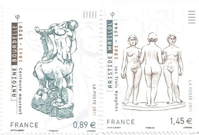 RFADH633/634 - Philatélie 50 - Timbre de France adhésif n°YT 633 et 634